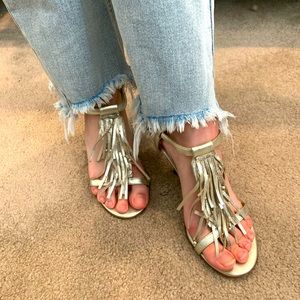 Micheal Kors metallic gold